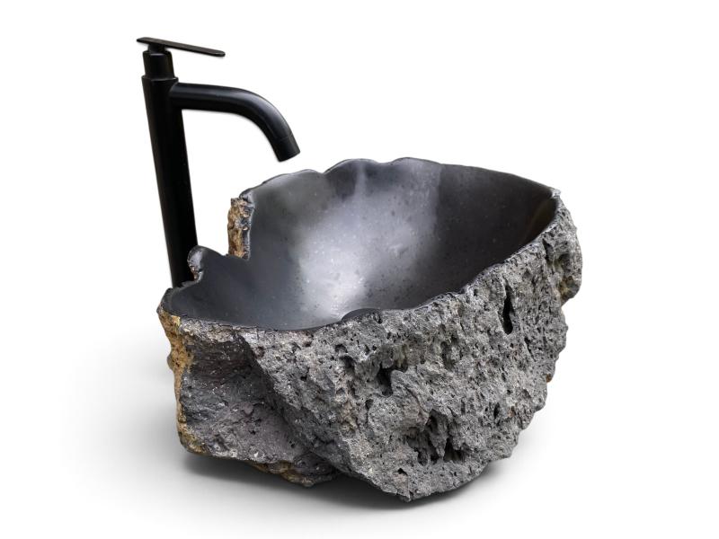 LAVABO VOLCANICO DE LAVA MAGMA