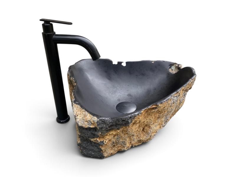 LAVABO SALVATGE DE PEDRA DE LAVA GEAR