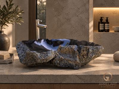 LAVA STONE WASHBASIN DIDIER