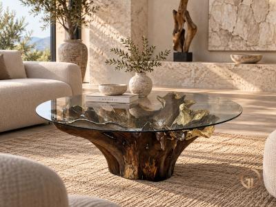 WOODEN COFFEE TABLE CHIARA