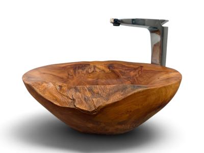 LAVABO DE MADERA DE TECA WHITE