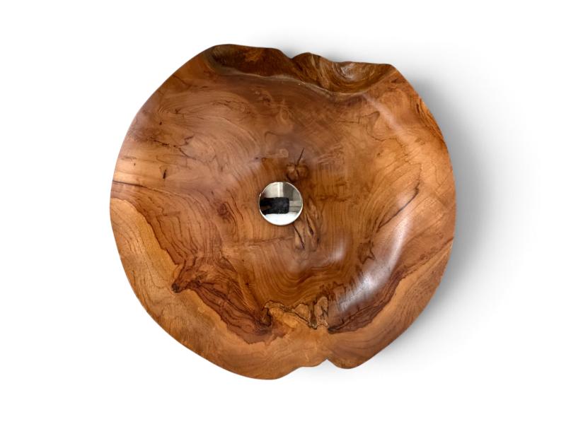 LAVABO PULIDO DE MADERA