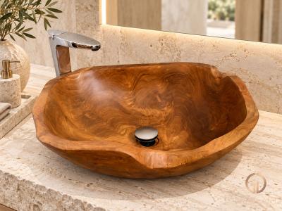 LAVABO RUSTICO DE MADERA WESBI