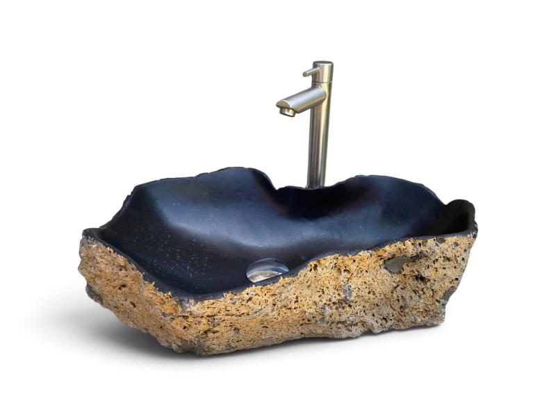 LAVABO EXCLUSIVO DE PIEDRA DE LAVA SHIVA
