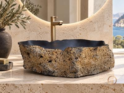 LAVASTEIN WASCHBECKEN SHIVA