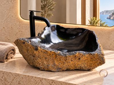 LAVA STONE WASHBASIN BASALTO