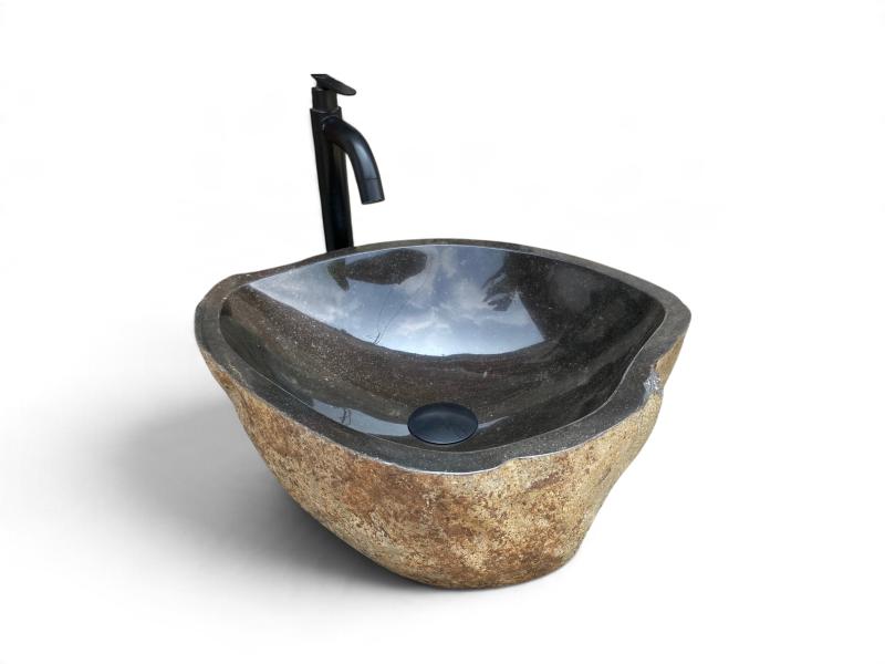 ZWILLINGSWASCHBECKEN AUS STEIN