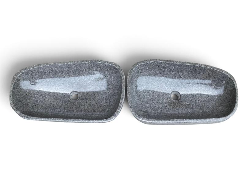 PAIR OF STONE SINKS