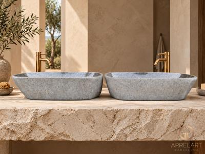 EXCLUSIVE PAIR OF STONE SINKS ALLY