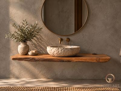 ENCIMERA MADERA DE TECA TARRACO