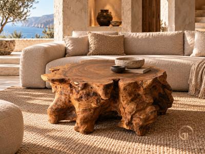MESA DE CENTRO DE MADERA SUAR ELDA