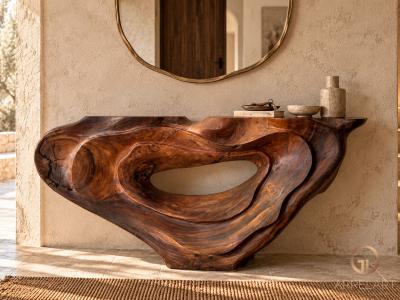 CONSOLA RECIBIDOR DE MADERA KEY