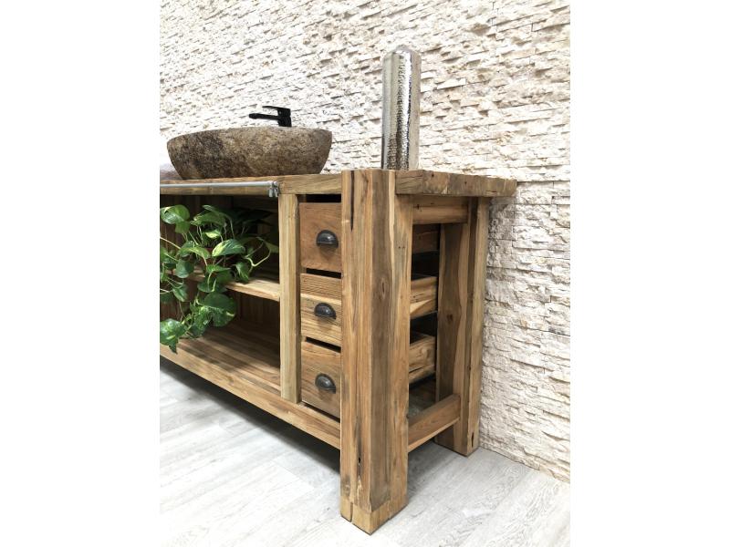 Mueble de baño Sicilia madera teca