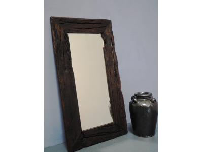 RECYCLED WOODEN MIRROR