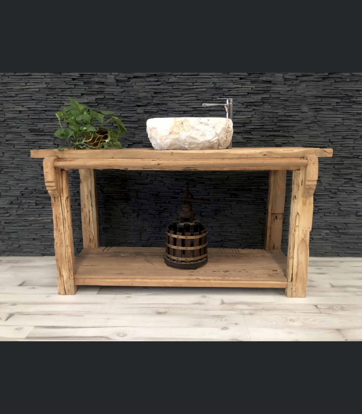 LAVABO DE PIEDRA NATURAL BLANCO GRIEGO Muebles de