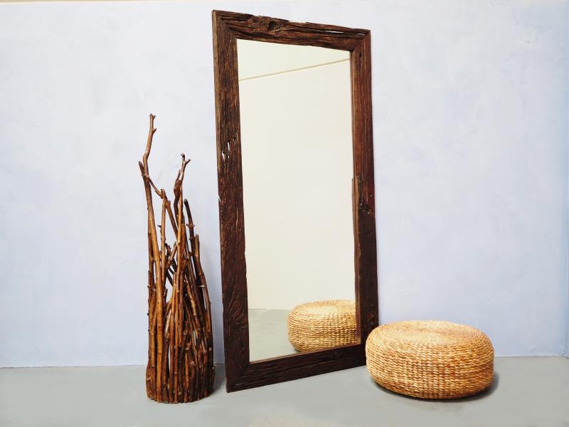 Big Recycled Wooden Mirror Muebles De, Big Wooden Mirror