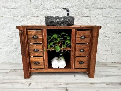 MUEBLE DE BAÑO DE TECA PARMA