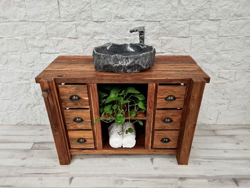 MUEBLE DE BAÑO DE MADERA PARMA