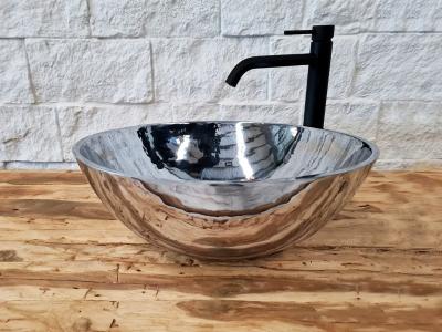 EXKLUSIV SILBERNES WASCHBECKEN