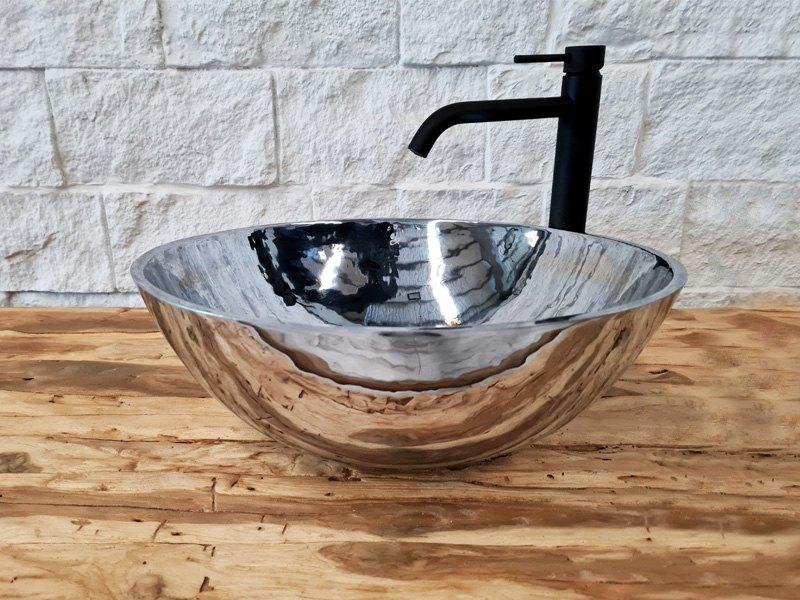 EXKLUSIV SILBERNES WASCHBECKEN