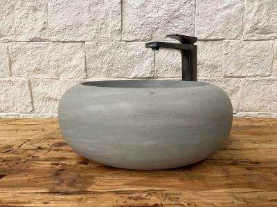 STONE WASHBASIN AQUA