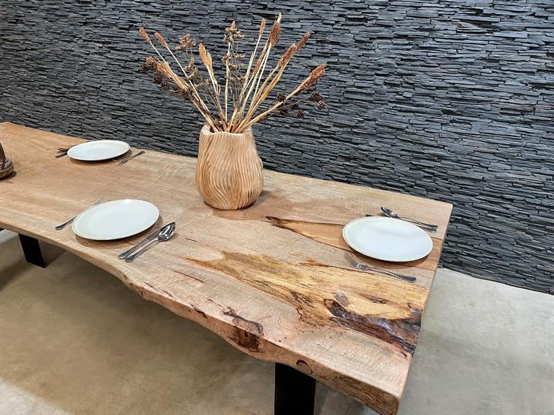 ACHETER TABLE A MANGER EXCLUSIVE EN BOIS MASSIF AFRA