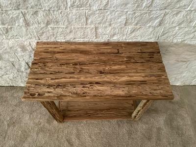 EXCLUSIVO MUEBLE DE LAVABO DE TECA ANTIGUA